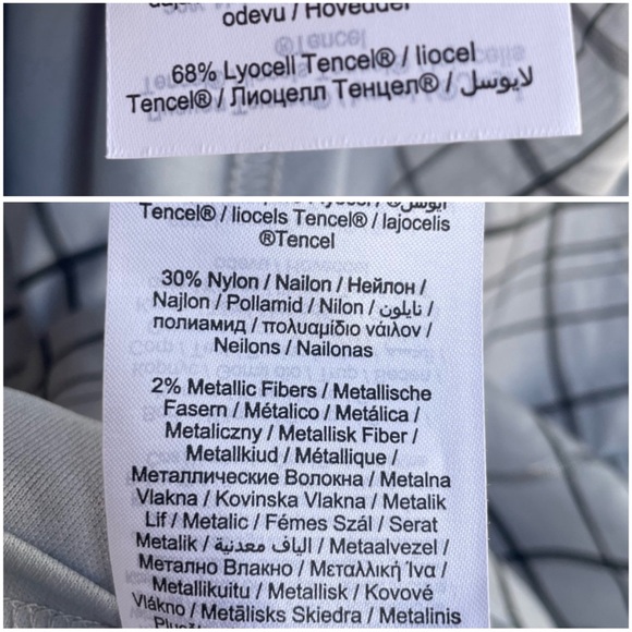 VERO MODA NWT Blue Windowpane Plaid Tiered Checkered Checked Surplice Dress - Picture 9 of 10